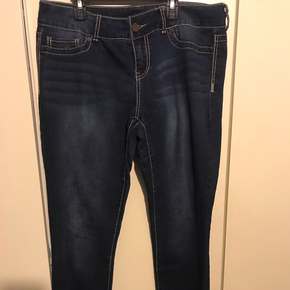 Maurices Dark Denim Skinny Jeans